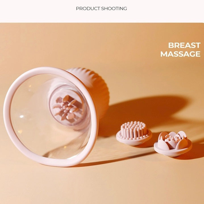 Lotus Pulse- App Controlled Nipple Toys-Rotation, Vibration & Suction