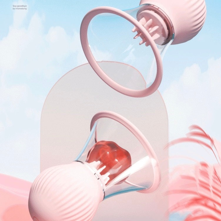 Lotus Pulse- App Controlled Nipple Toys-Rotation, Vibration & Suction