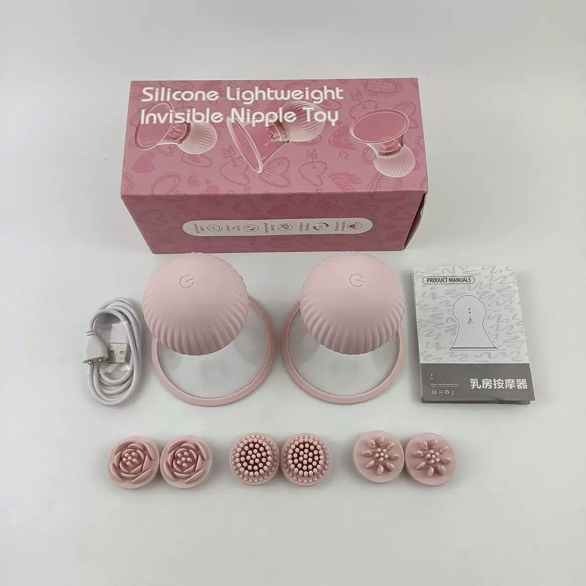 Lotus Pulse- App Controlled Nipple Toys-Rotation, Vibration & Suction