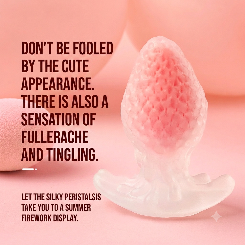 Strawberry Silicone Plug Set – 3 Items