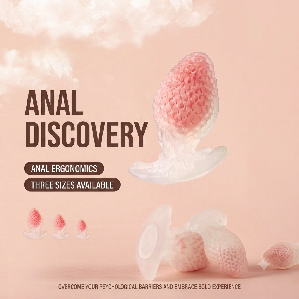 Strawberry Silicone Plug Set – 3 Items