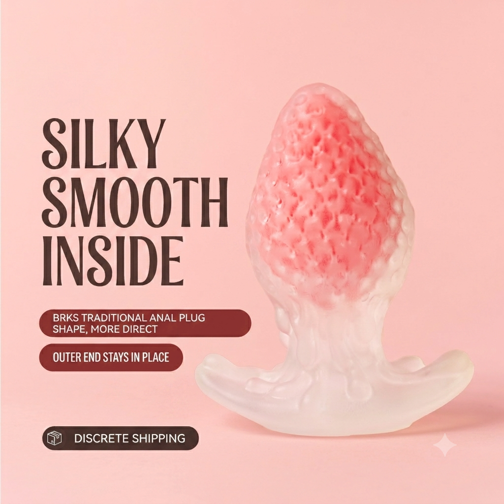 Strawberry Silicone Plug Set – 3 Items