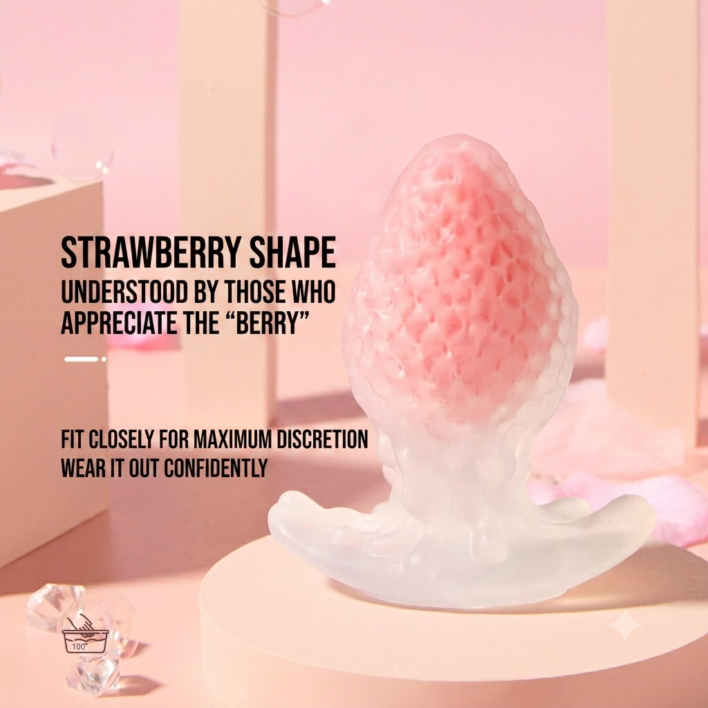 Strawberry Silicone Plug Set – 3 Items