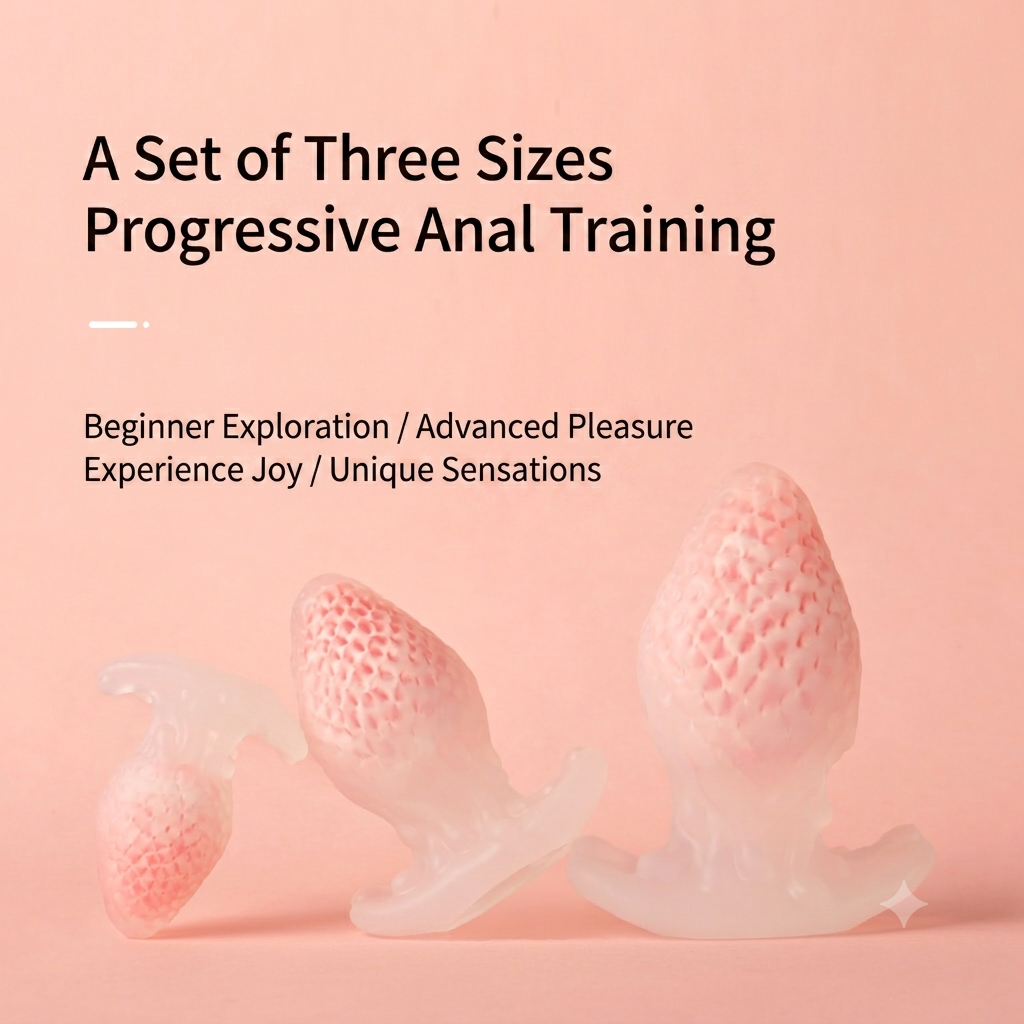 Strawberry Silicone Plug Set – 3 Items