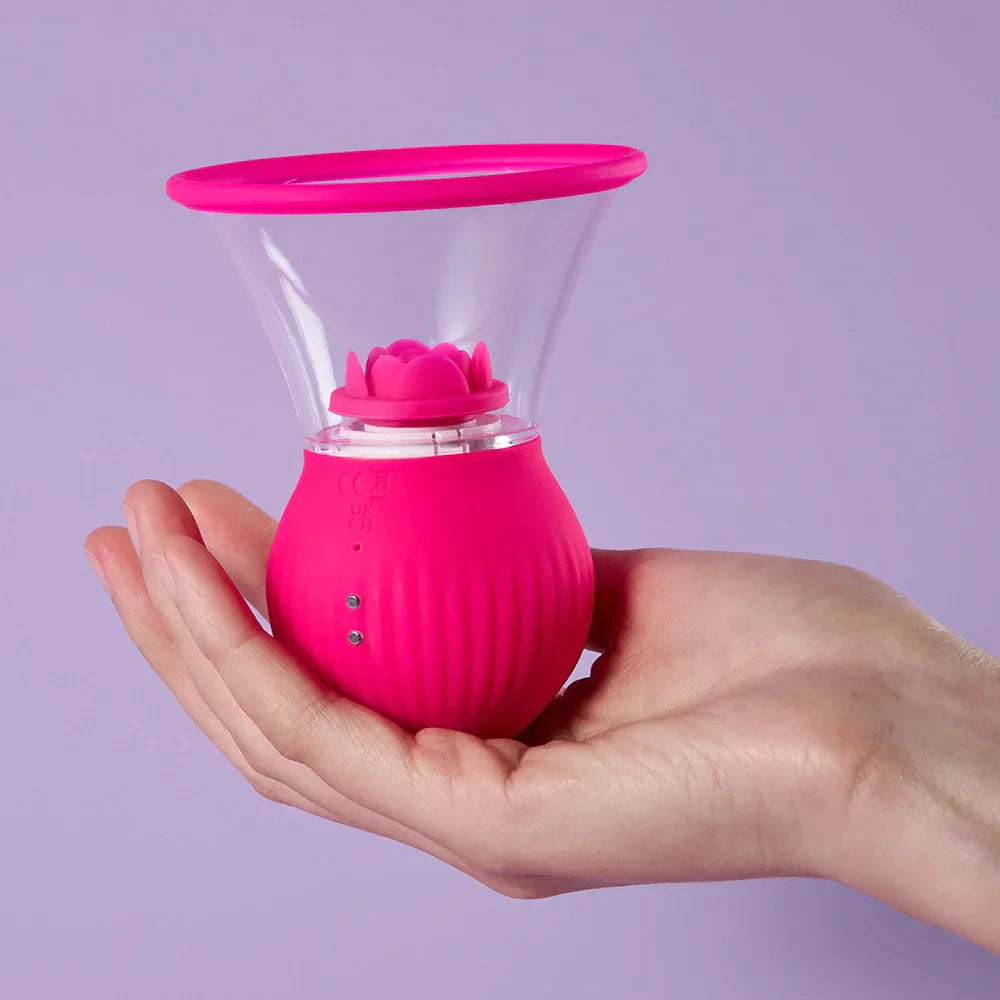 Lotus Pulse- App Controlled Nipple Toys-Rotation, Vibration & Suction