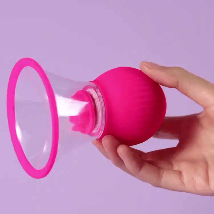 Lotus Pulse- App Controlled Nipple Toys-Rotation, Vibration & Suction